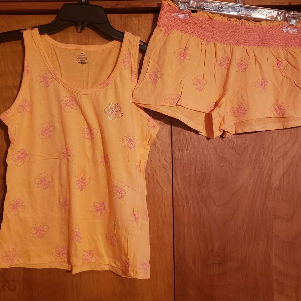 Joe Boxer Peach and Pink Pajama Set